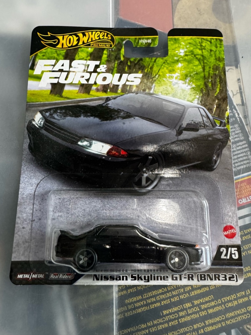 Hot Wheels Fast & Furious Nissan Skyline GT-R (BNR32) - Black